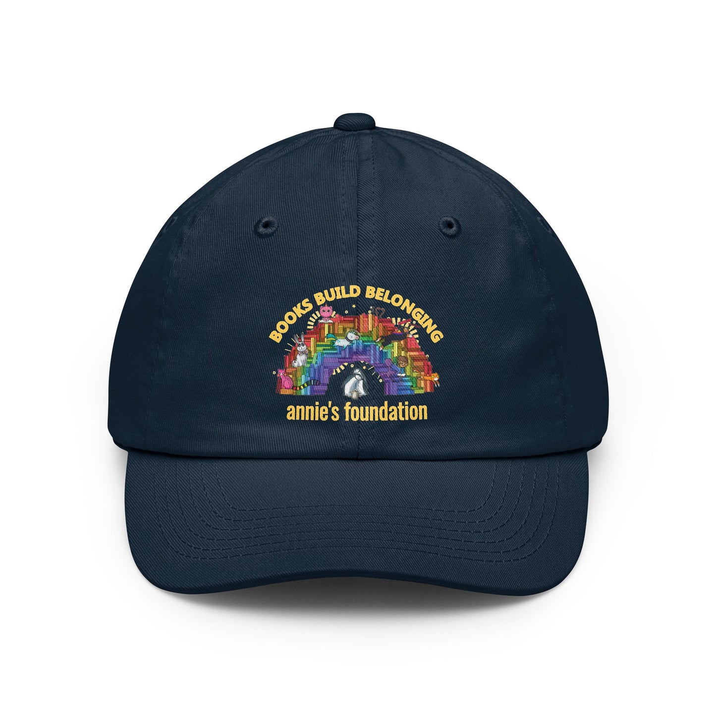 Books Build Belonging Dad Hat - Annie's Foundation