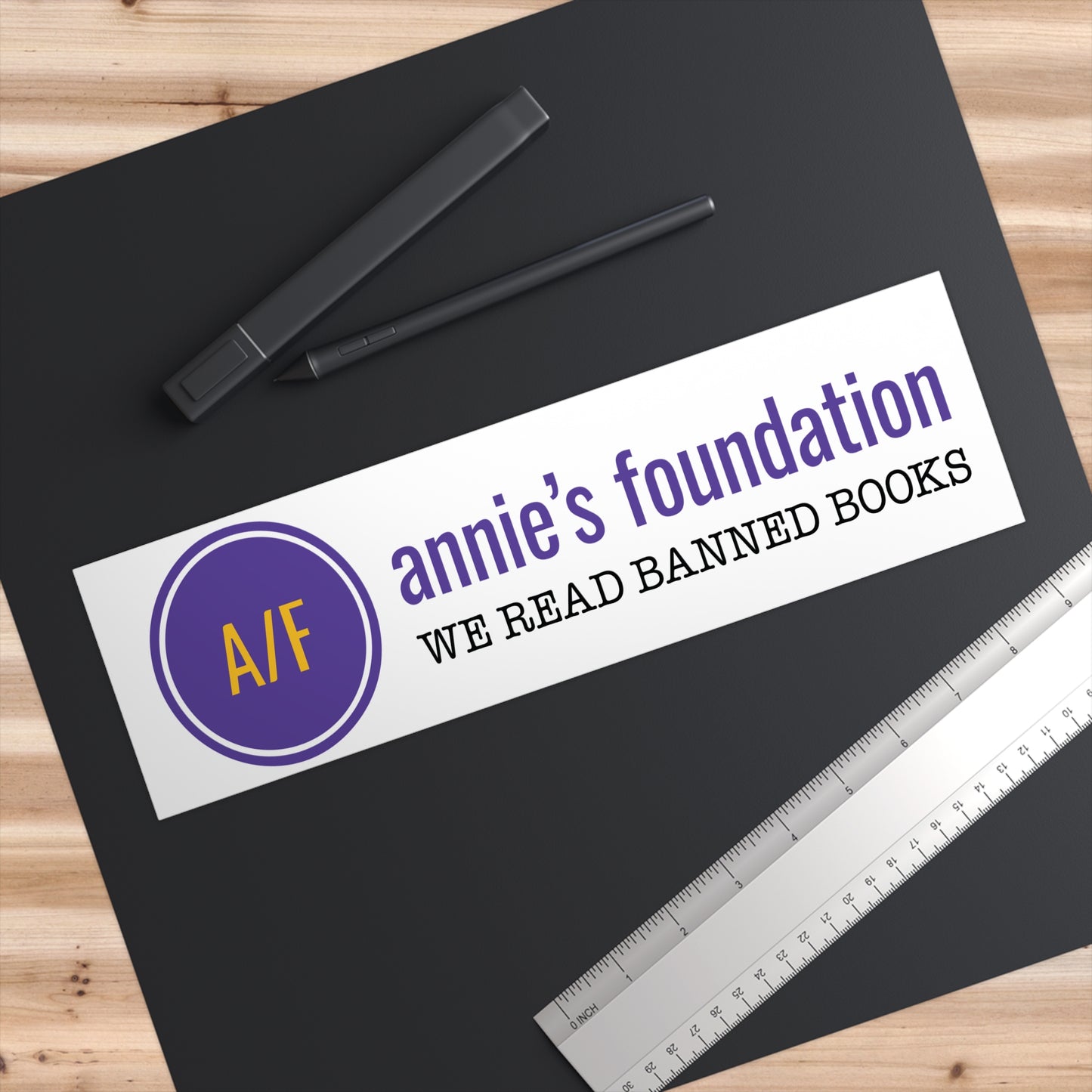 Bumper Sticker - Annie's Foundation We Read Banned Books