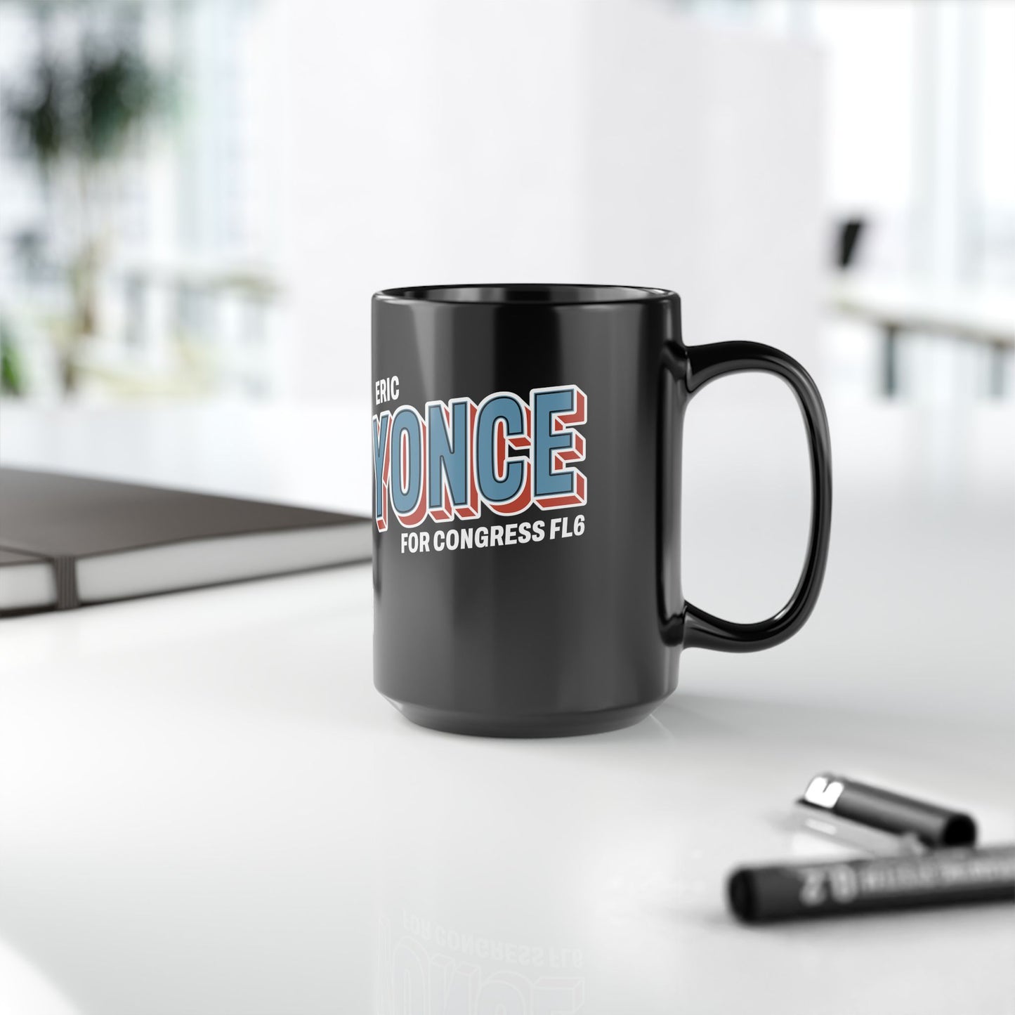 Yonce for Congress Black Mug 11oz/15oz