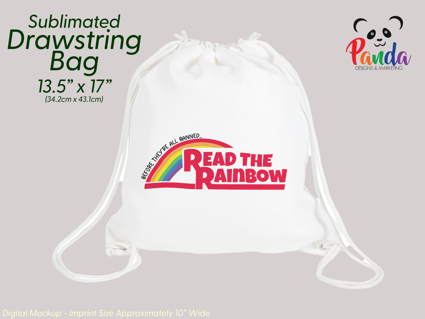 Read the Rainbow: Before They're Banned Sublimated Bags