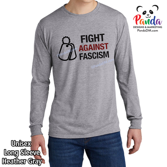 Fight Against Fascism Sublimated Polyester T-shirts (Unisex - Short or Longsleeve)