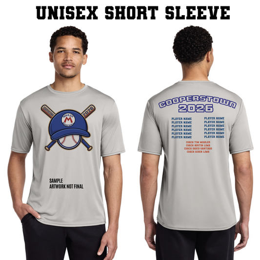 Men's / Unisex Adult Shirts and Hoodies - Cooperstown 2026