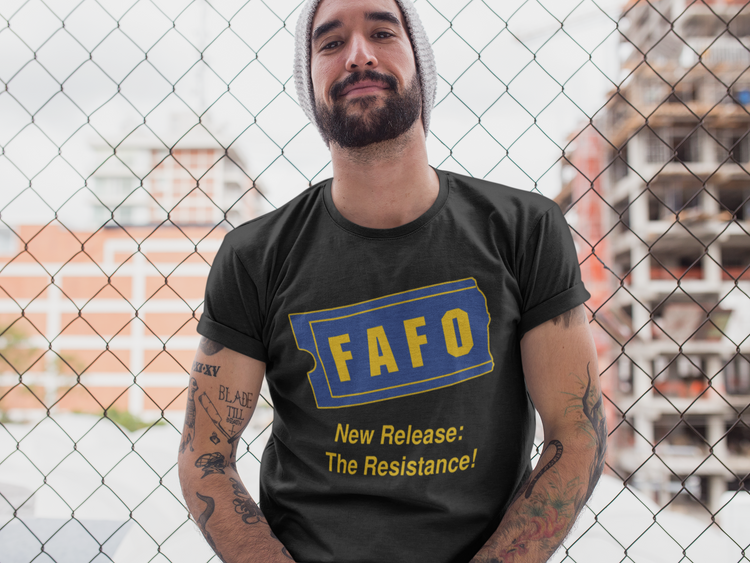 FAFO Blockbuster Parody Design