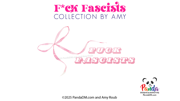 F*ck Fascists - Pink Ribbon