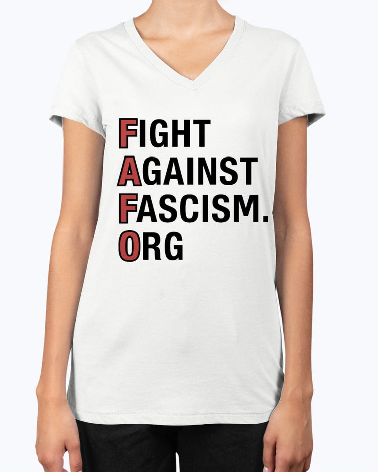 FAFO - Fight Against Fascism. Org Vertical Design