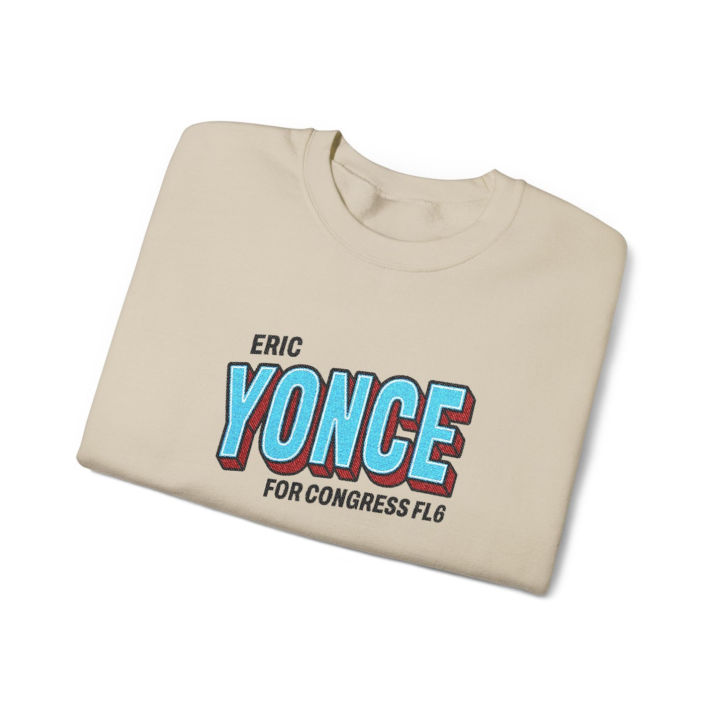 Embroidered Sweatshirt - Yonce for Congress