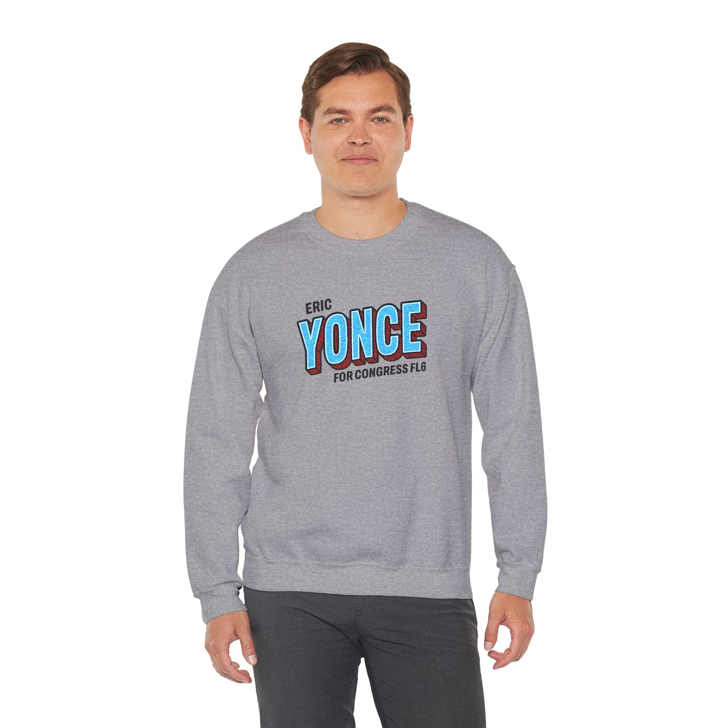 Embroidered Sweatshirt - Yonce for Congress