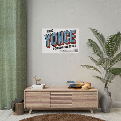 Rolled Poster  - YONCE for Congress Campaign Poster