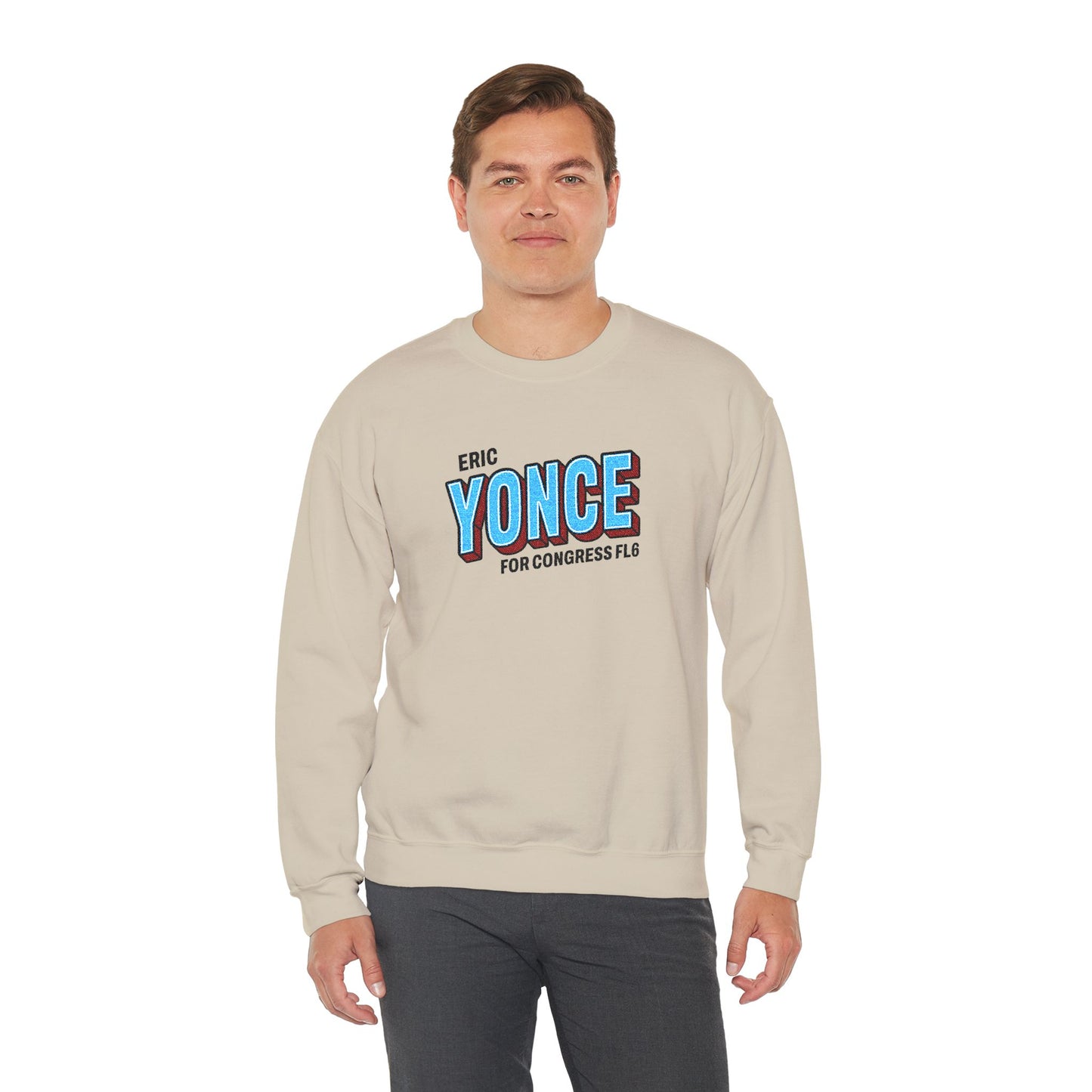 Embroidered Sweatshirt - Yonce for Congress