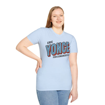 Yonce For Congress Unisex T-Shirt - Front and Back Imprint