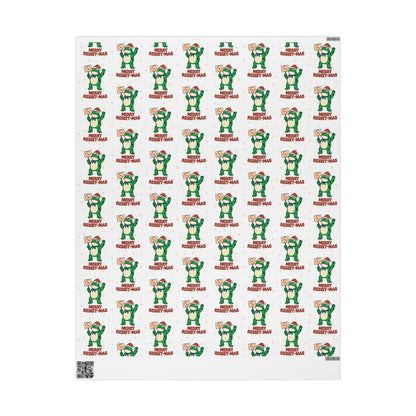 Wrapping Paper — Merry Resist-mas Frog Holiday Gift Wrap
