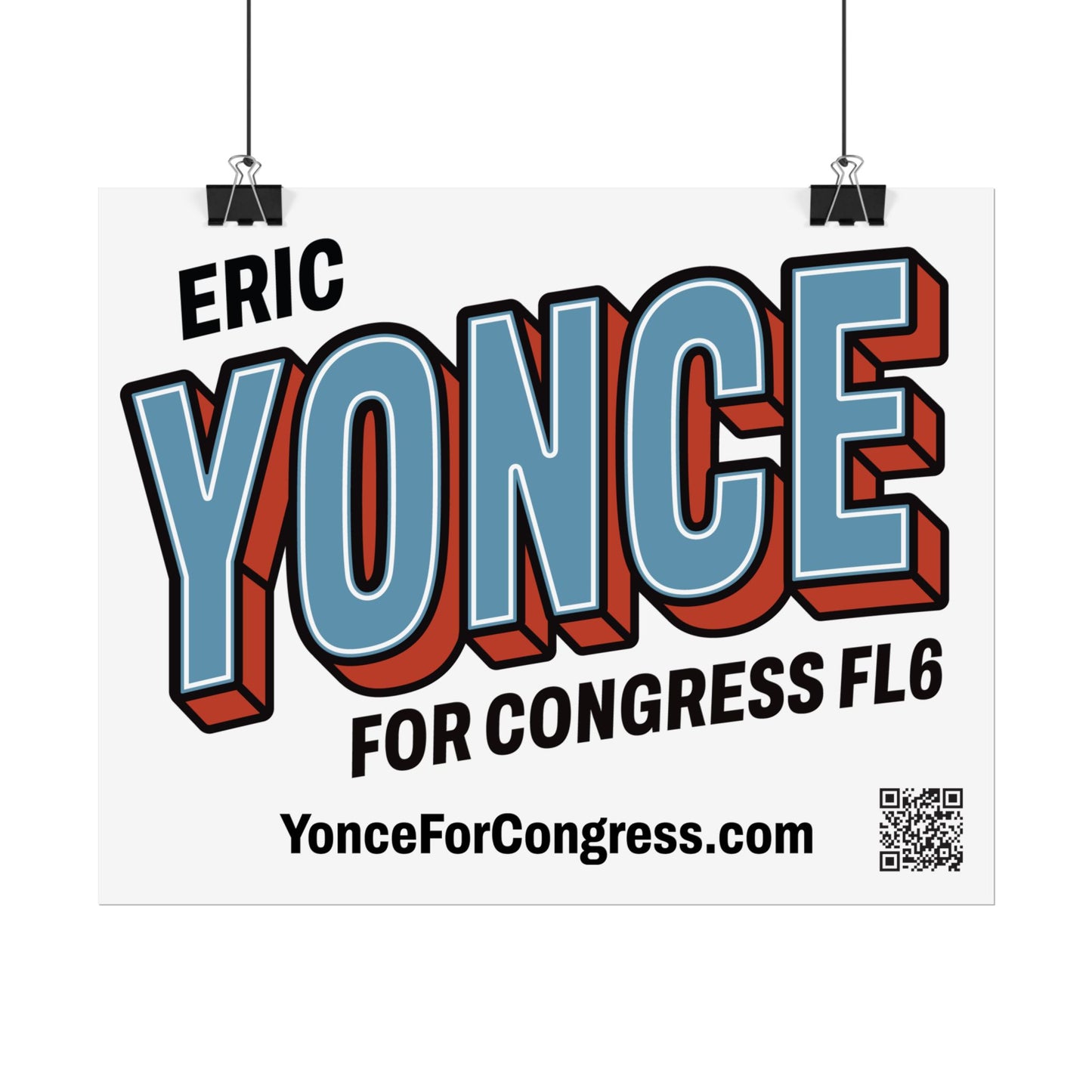 Rolled Poster  - YONCE for Congress Campaign Poster