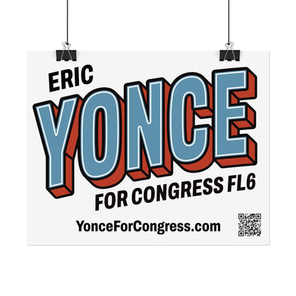 Rolled Poster  - YONCE for Congress Campaign Poster