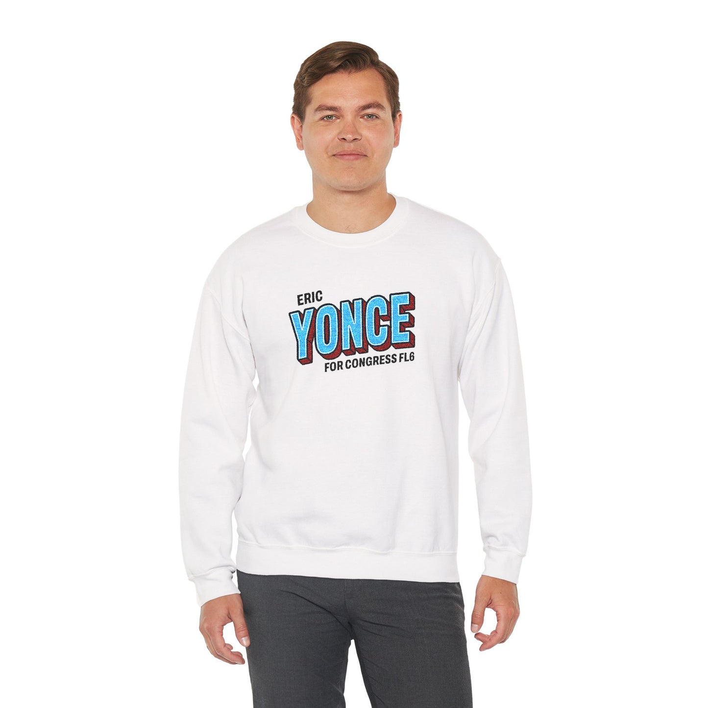 Embroidered Sweatshirt - Yonce for Congress