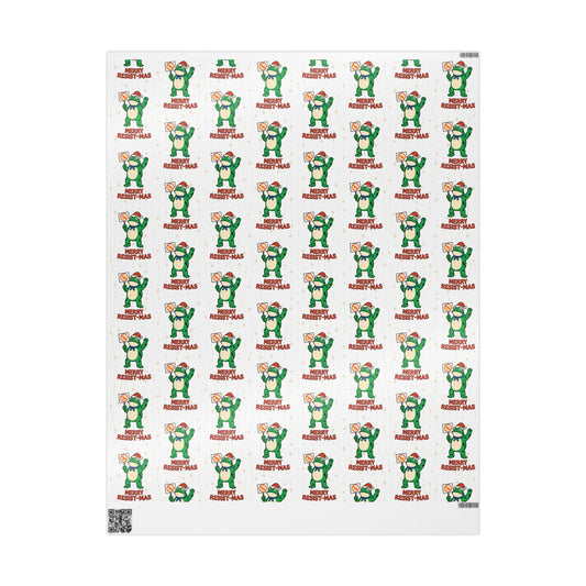 Wrapping Paper — Merry Resist-mas Frog Holiday Gift Wrap