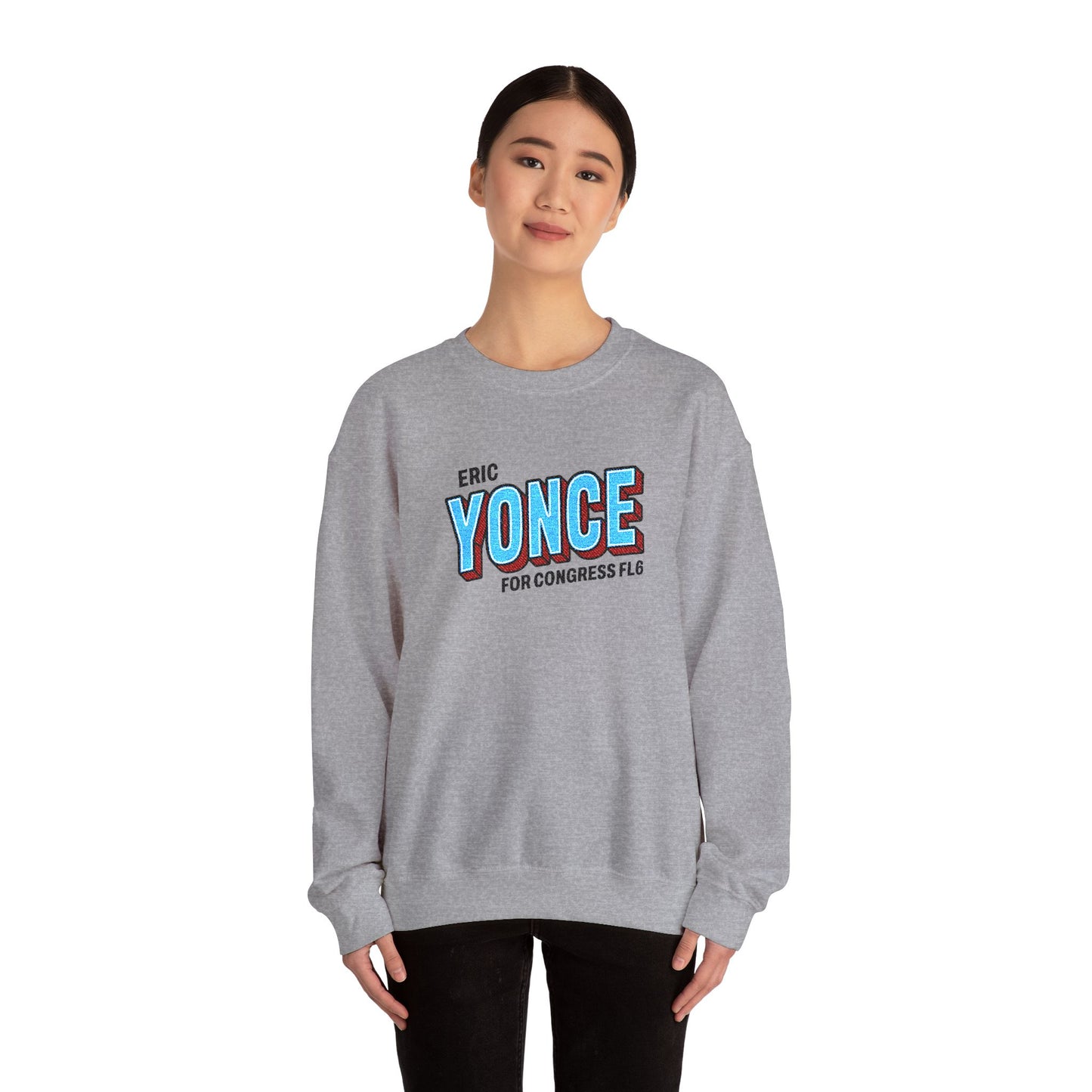 Embroidered Sweatshirt - Yonce for Congress