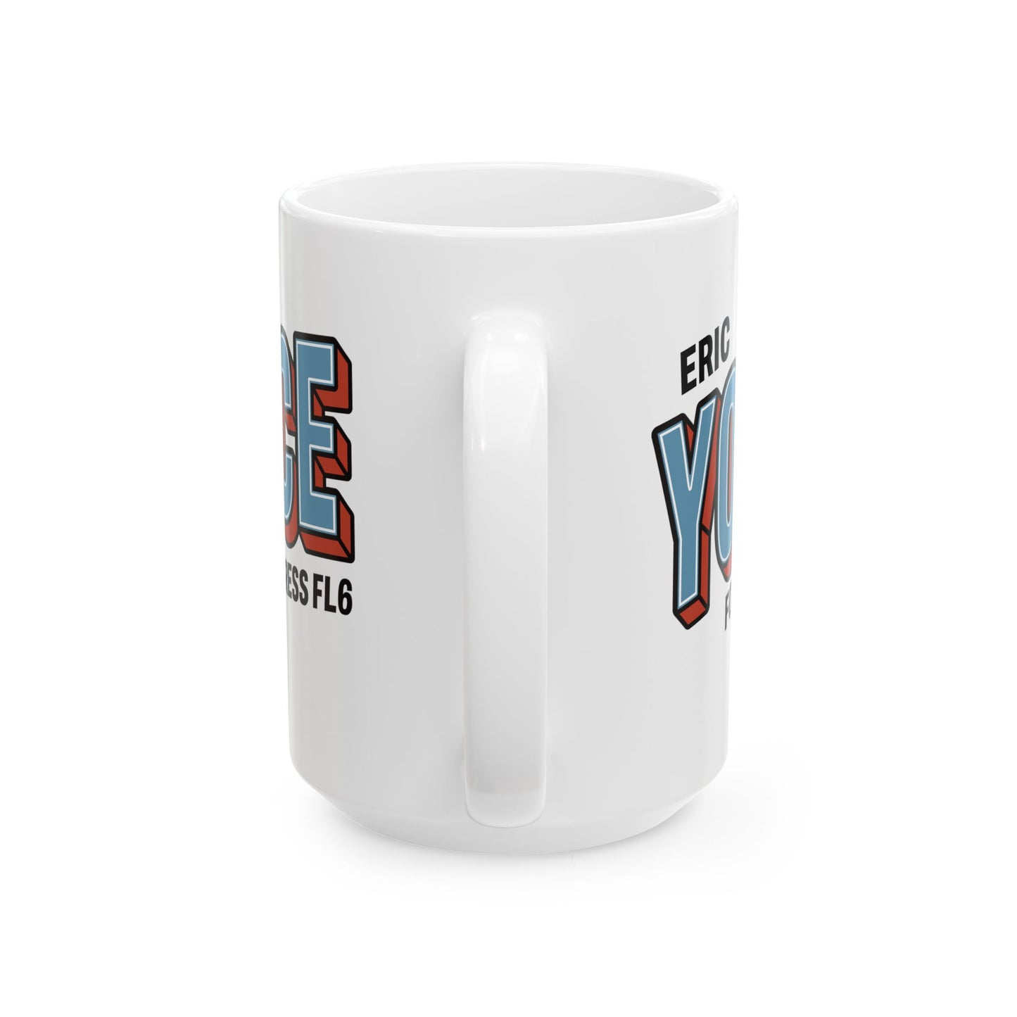 Yonce for Congress White Ceramic Mugs (11oz, 15oz)