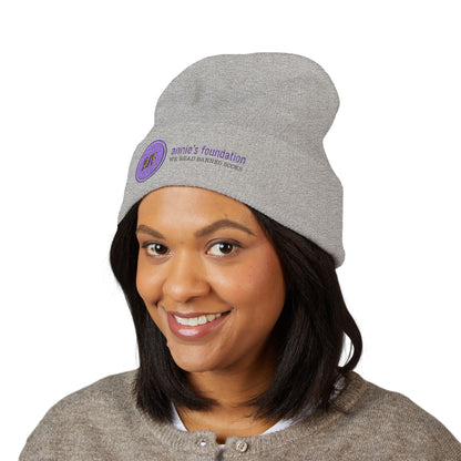 Embroidered Beanie - Annie's Foundation We Read Banned Books