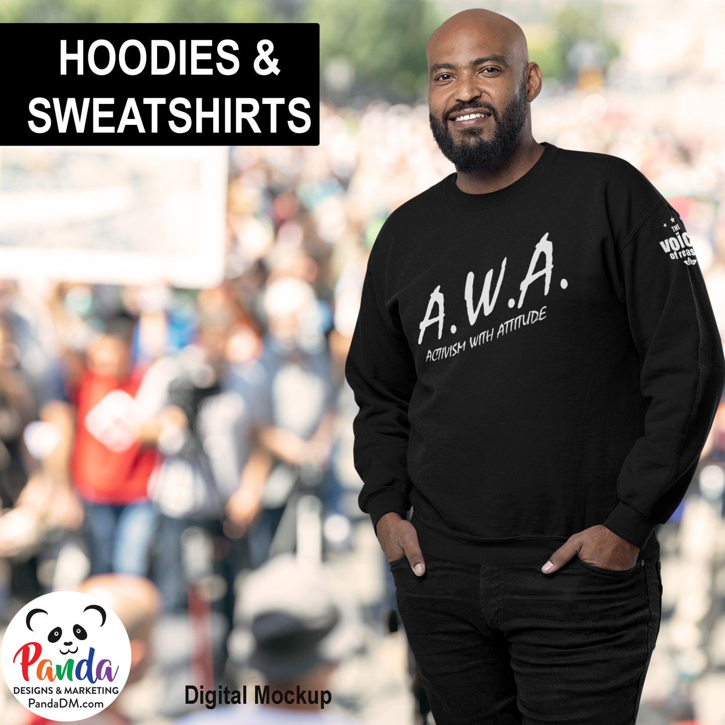 AWA: Activism with Attitude Sweatshirts and Hoodies