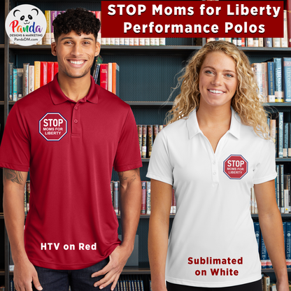 Performance Polos -STOP Moms for Liberty