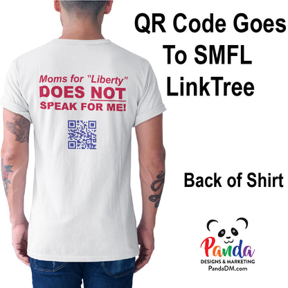 White Stop Moms for Liberty Sublimated T-shirt or Long Sleeve