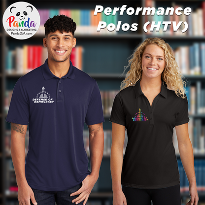 Performance Polos - Defense of Democracy - Dark Colored Shirts