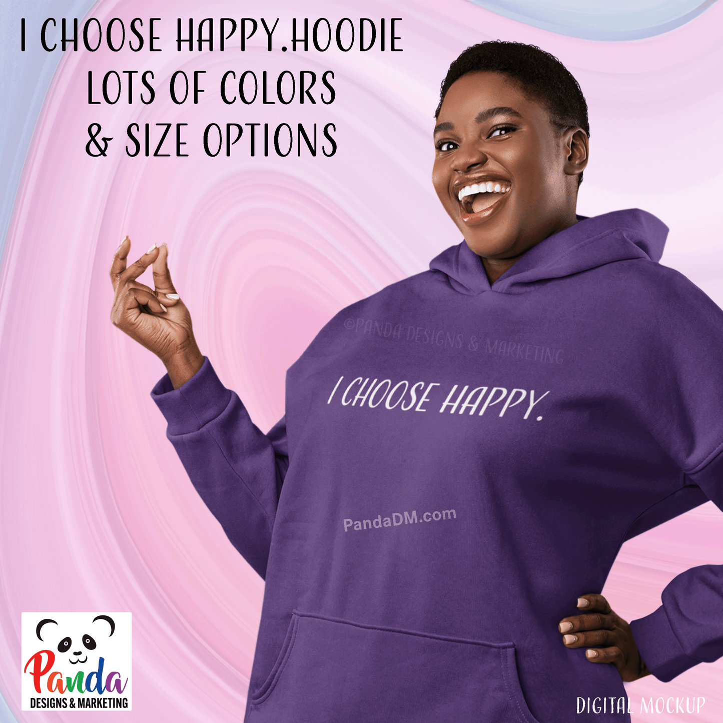 I Choose Happy. Hoodie