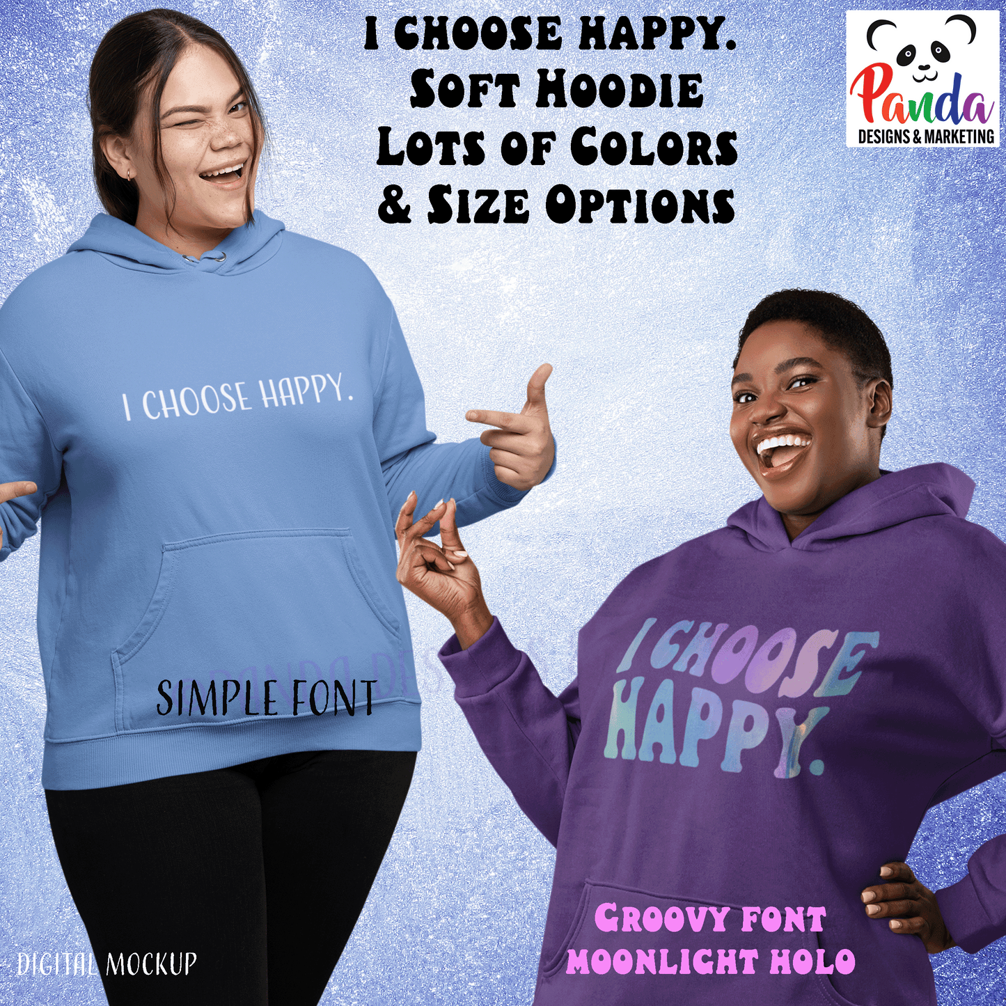 I Choose Happy. Hoodie