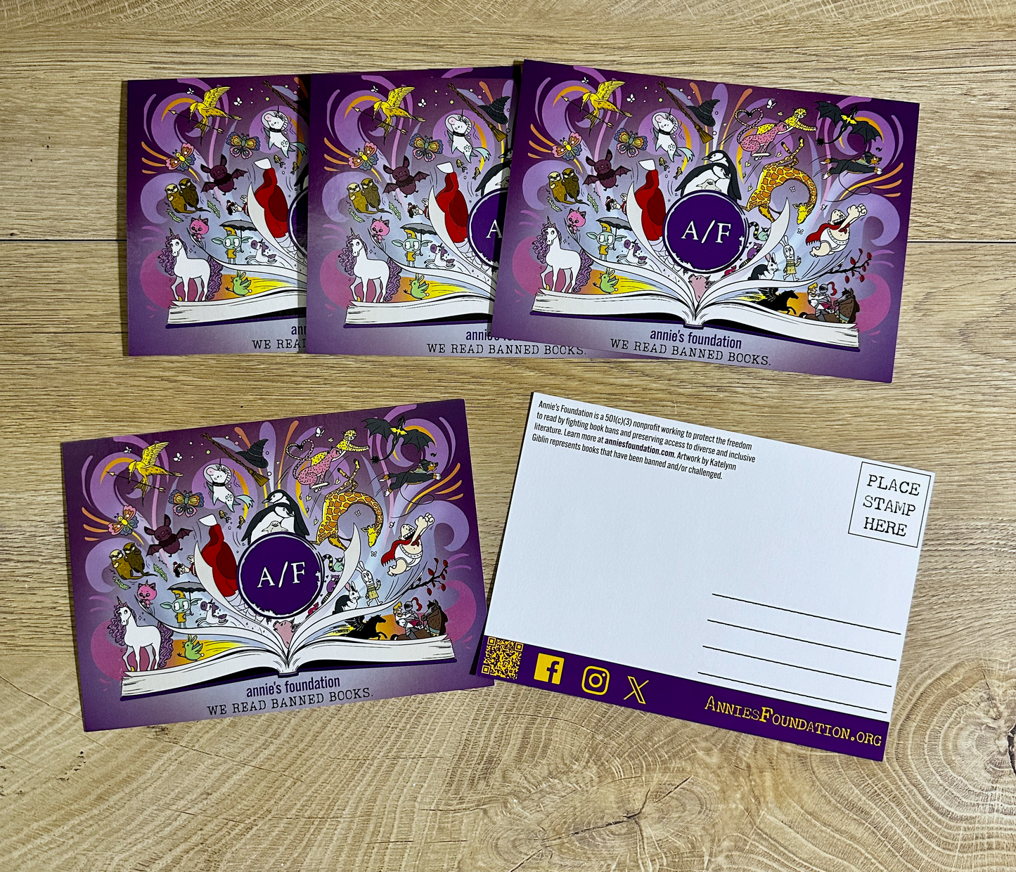 Postacard Sets - Magical Banned Books - Annie's Foundation