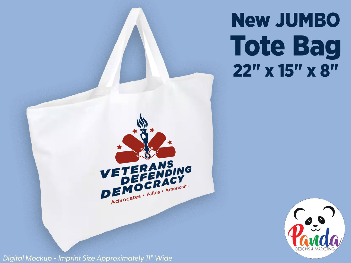Drawstring Backpack Veterans Defending Democracy