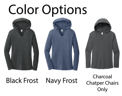 Ladies Hooded T-shirt - Defense of Democracy - Choose your logo and colors!