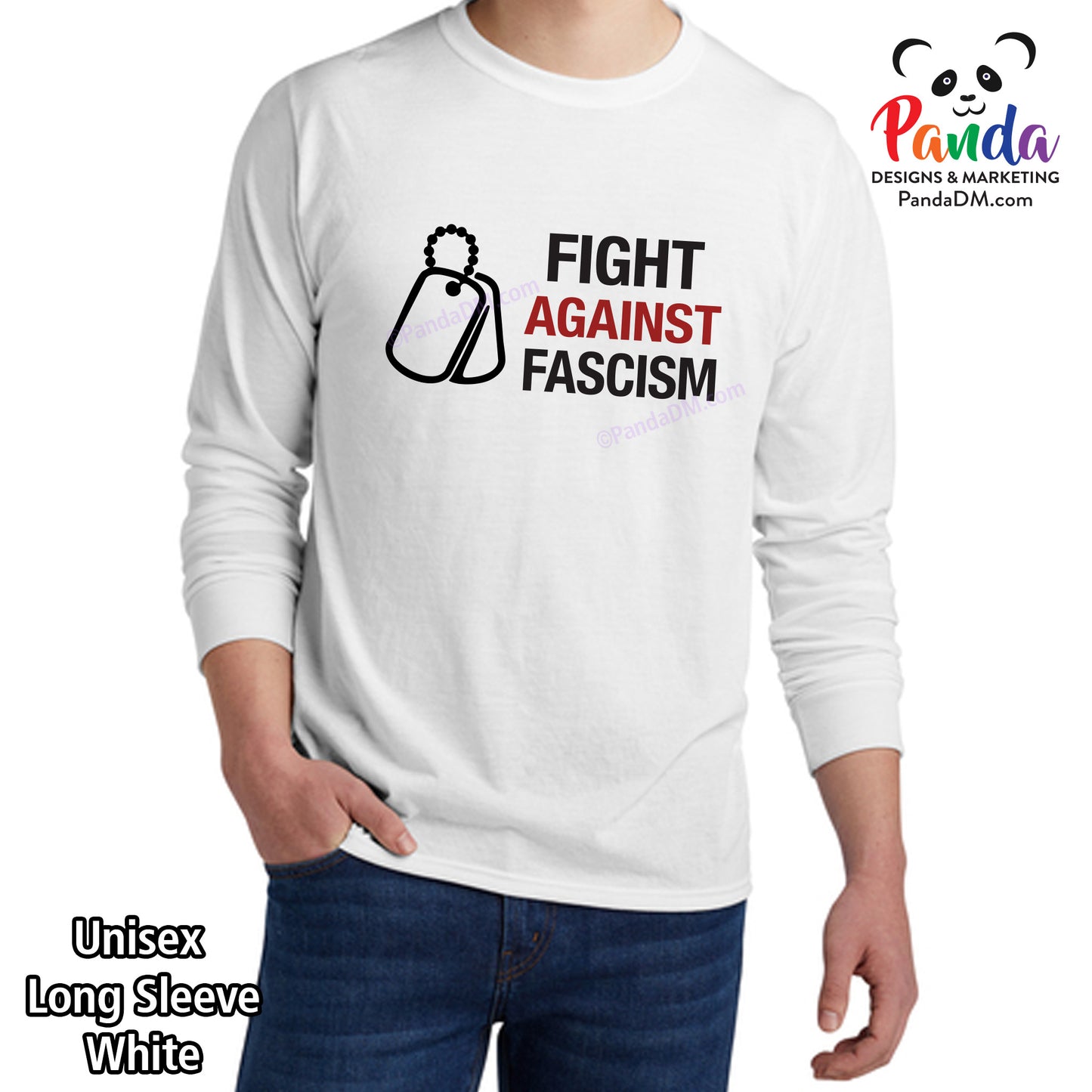 Fight Against Fascism Sublimated Polyester T-shirts (Unisex - Short or Longsleeve)