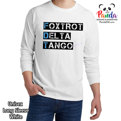Foxtrot Delta Tango - FDT (F Donald Trump) Sublimated Shirts - Phonetic Alphabet Statement Shirt (Satire)
