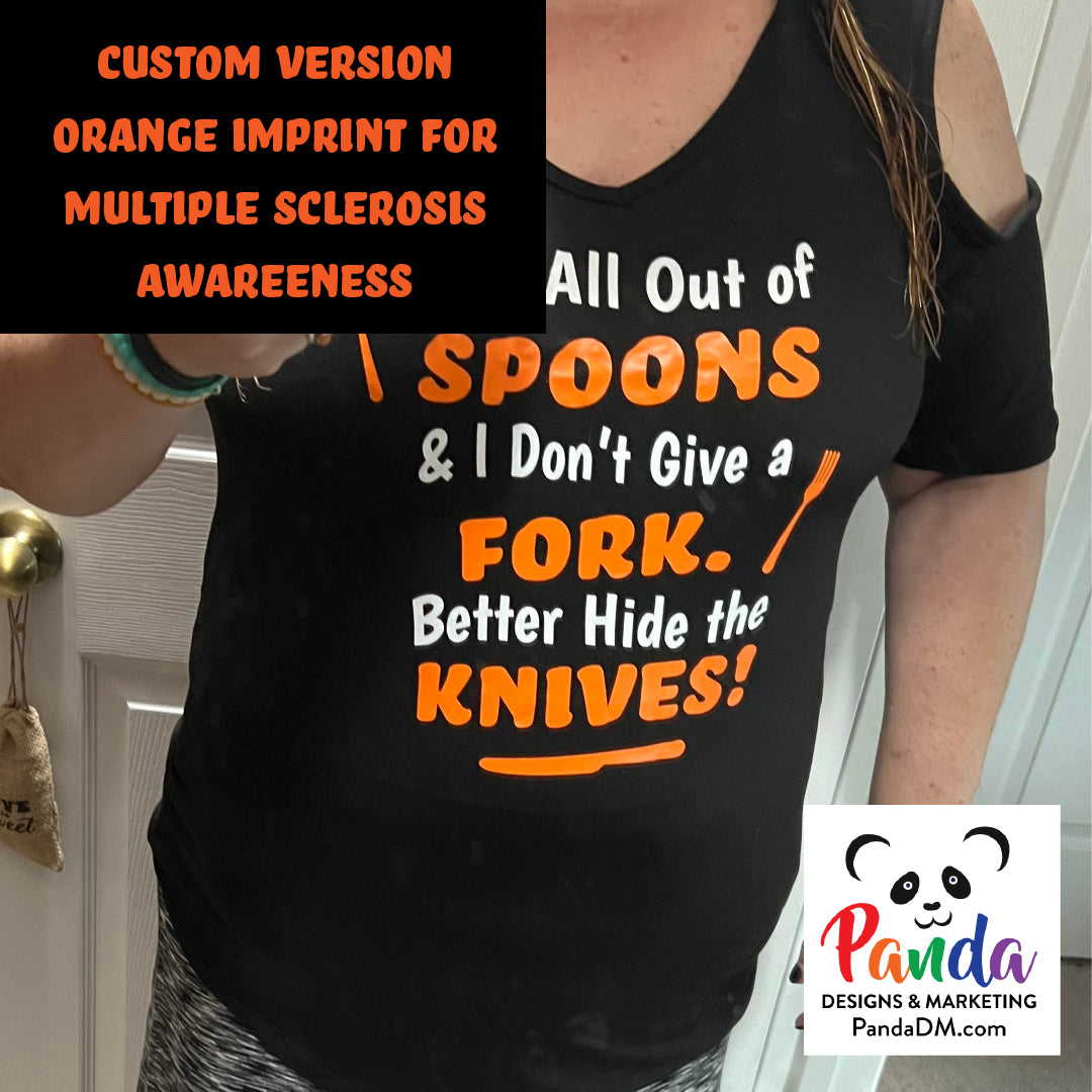 Out of Spoons Cotton T-shirt