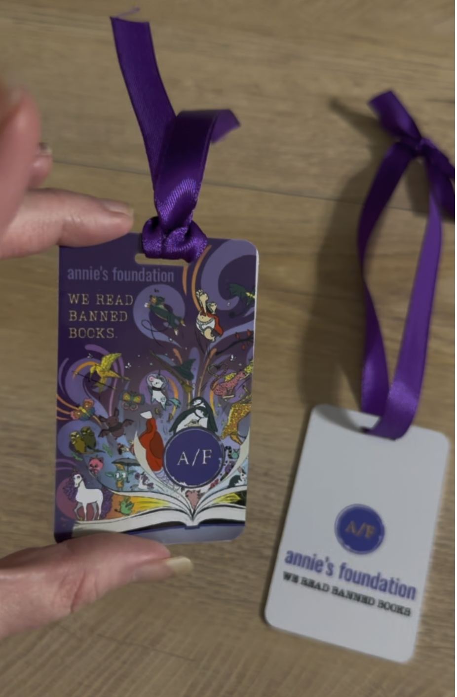 Annie's Foundation Metal Bookmark or Ornament