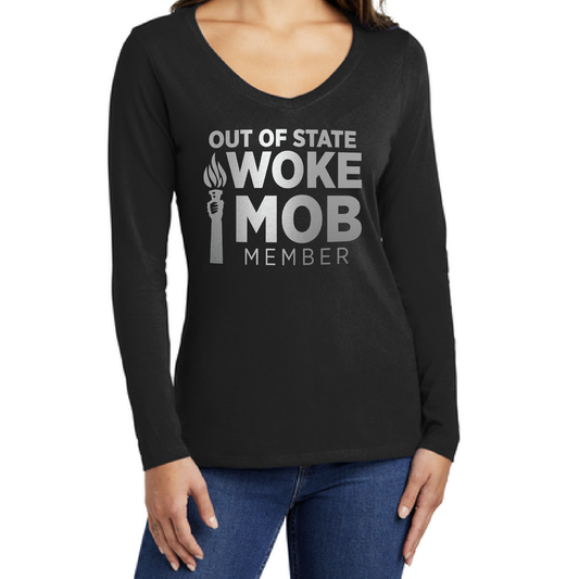 Out of State Woke Mob Member - Defense of Democracy "Insult" T-shirt