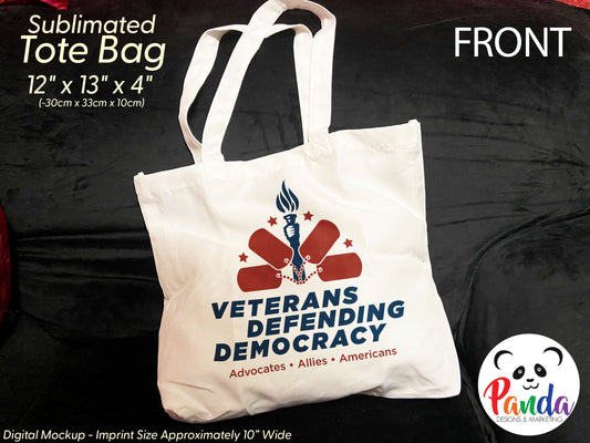 Tote Bag Veterans Defending Democracy