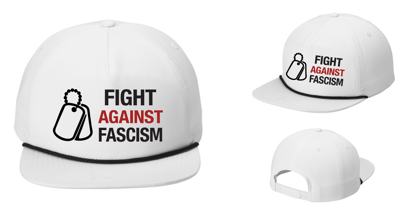 Fight Against Fascism Logo Hats