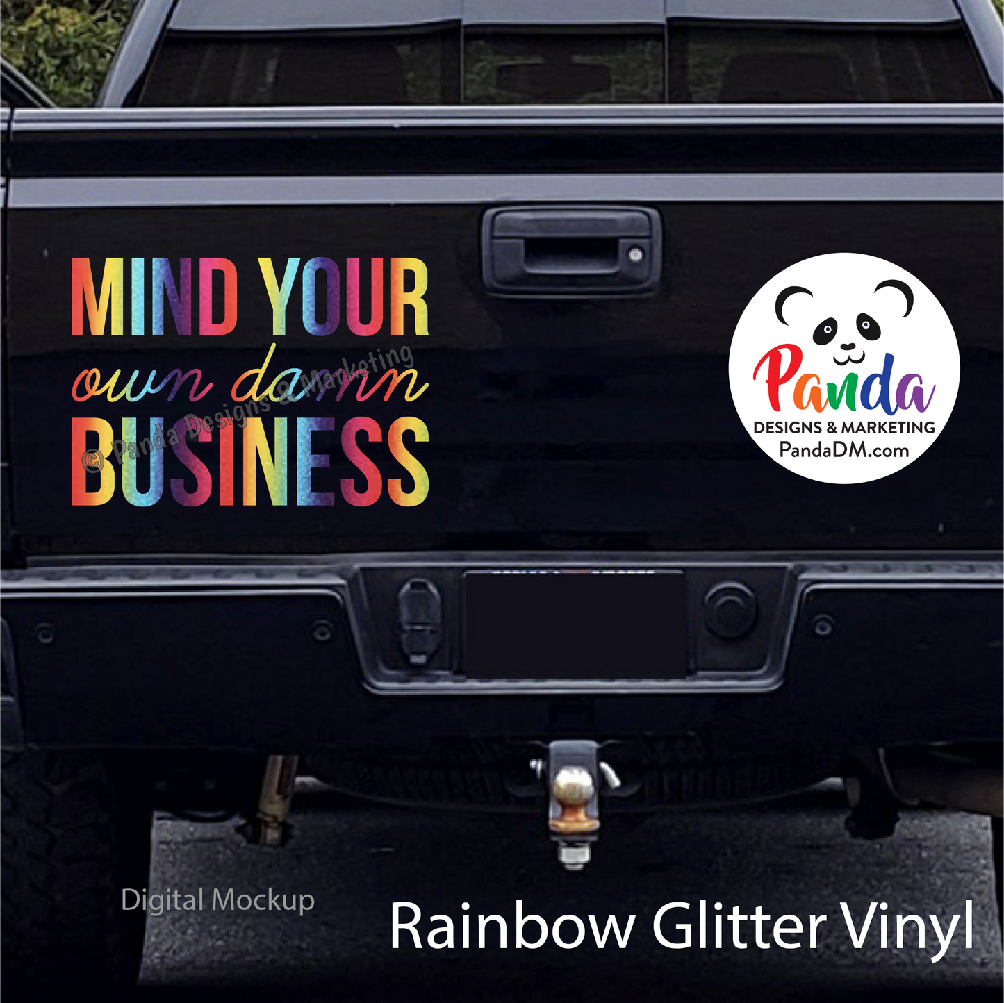 Mind Your Own Damn Business Vinyl Decal Sticker
