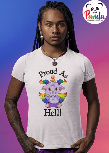 Baby Baphomet Proud as Hell T-shirt.