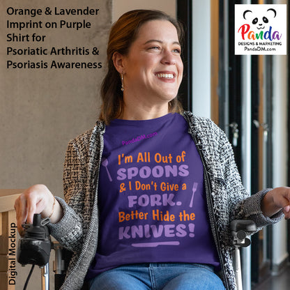 Out of Spoons Cotton T-shirt