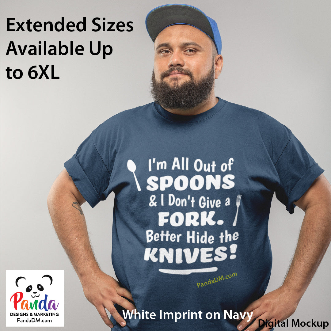 Out of Spoons Cotton T-shirt