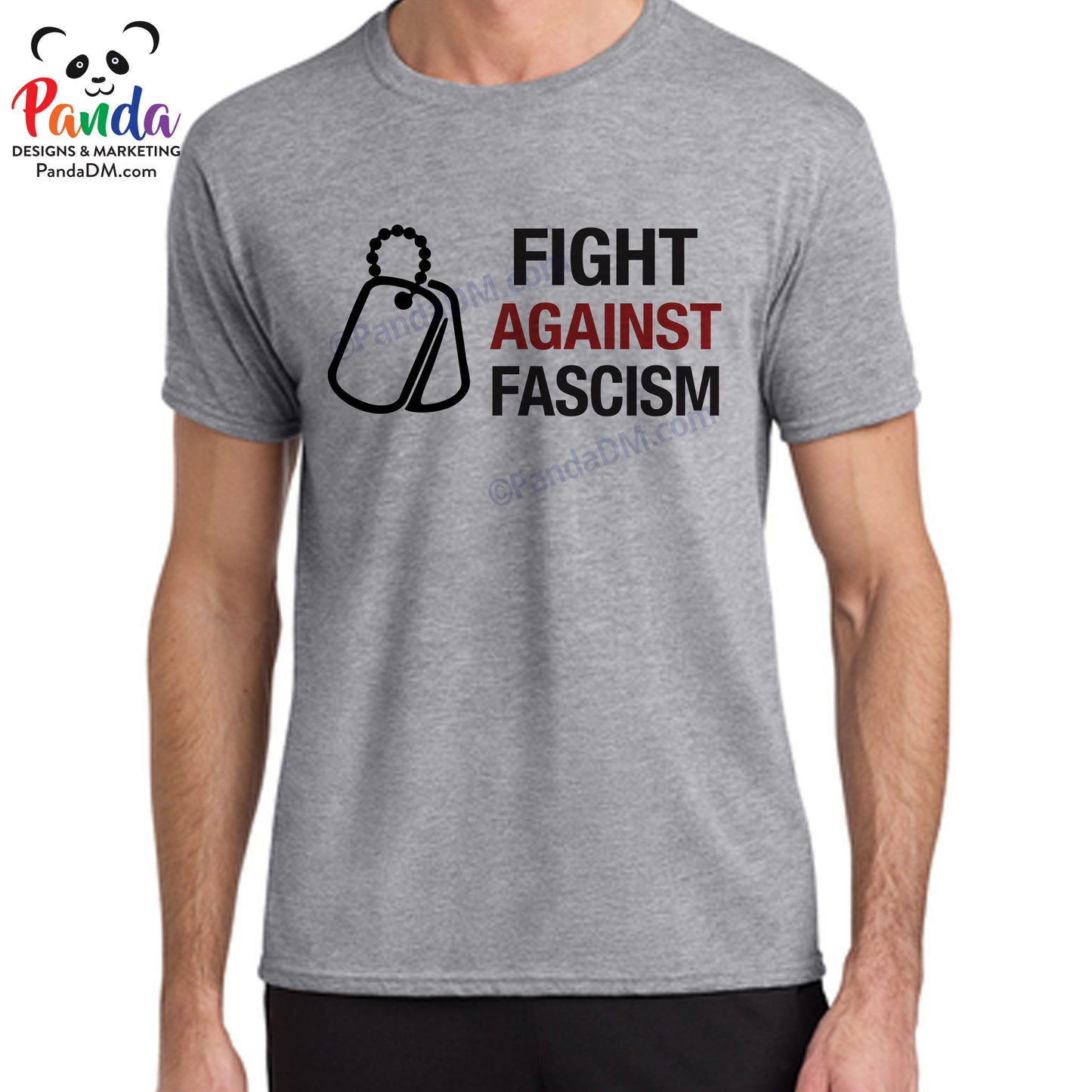 Fight Against Fascism Sublimated Polyester T-shirts (Unisex - Short or Longsleeve)