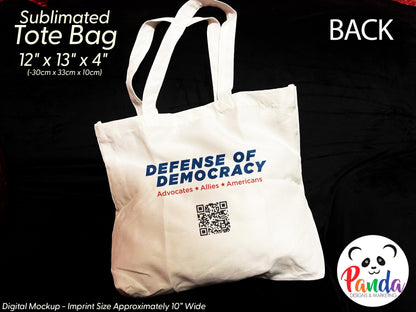 Tote Bag Veterans Defending Democracy