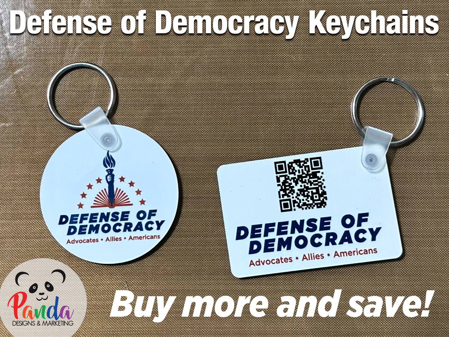 Keychains - Defense of Democracy