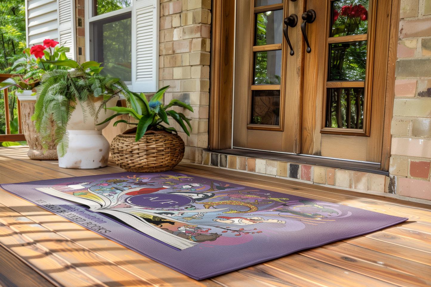 Annie’s Foundation Magical Banned Books Doormat