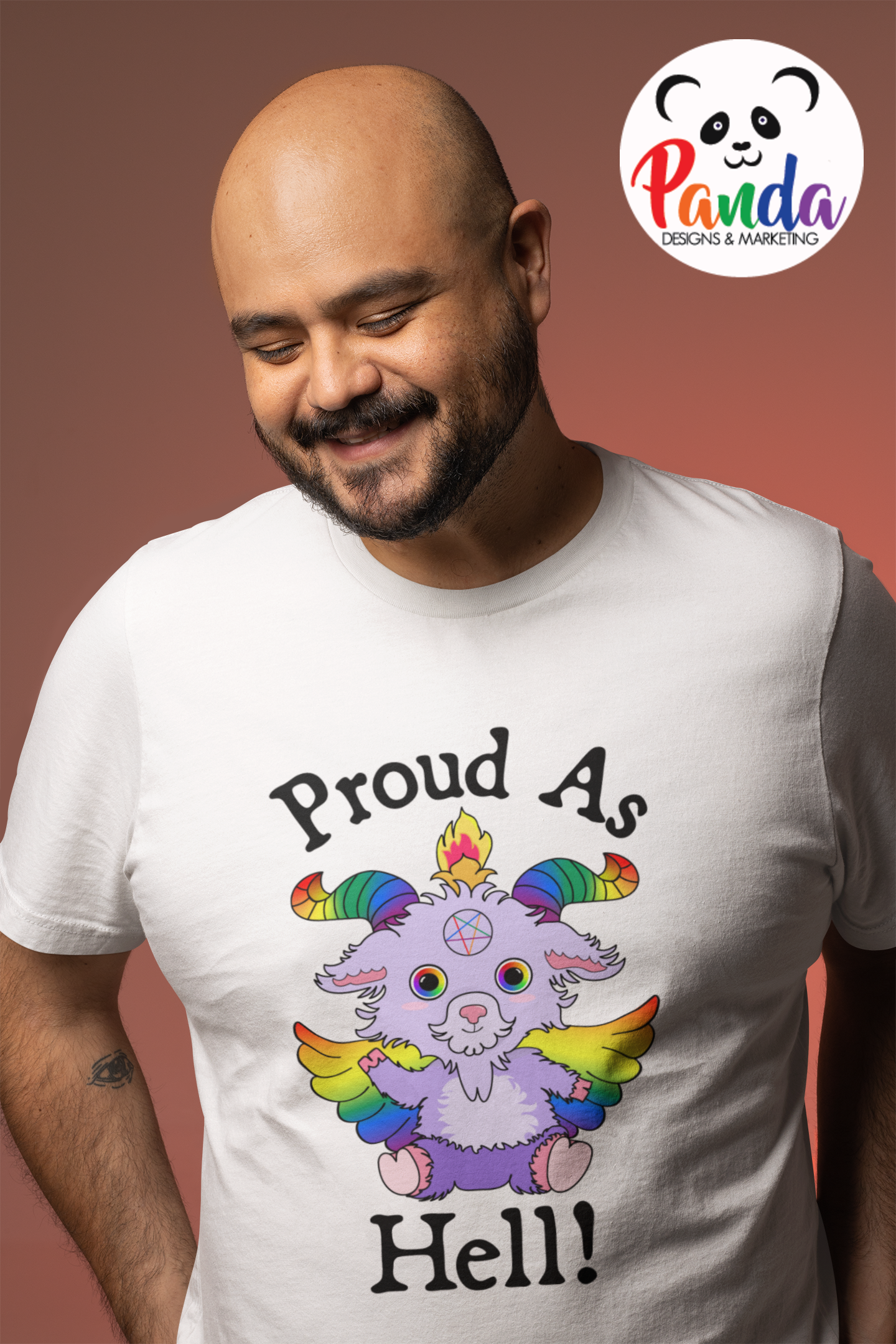 Baby Baphomet Proud as Hell T-shirt.