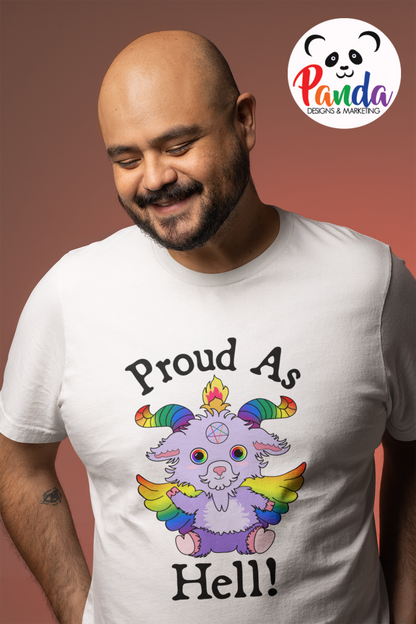 Baby Baphomet Proud as Hell T-shirt.