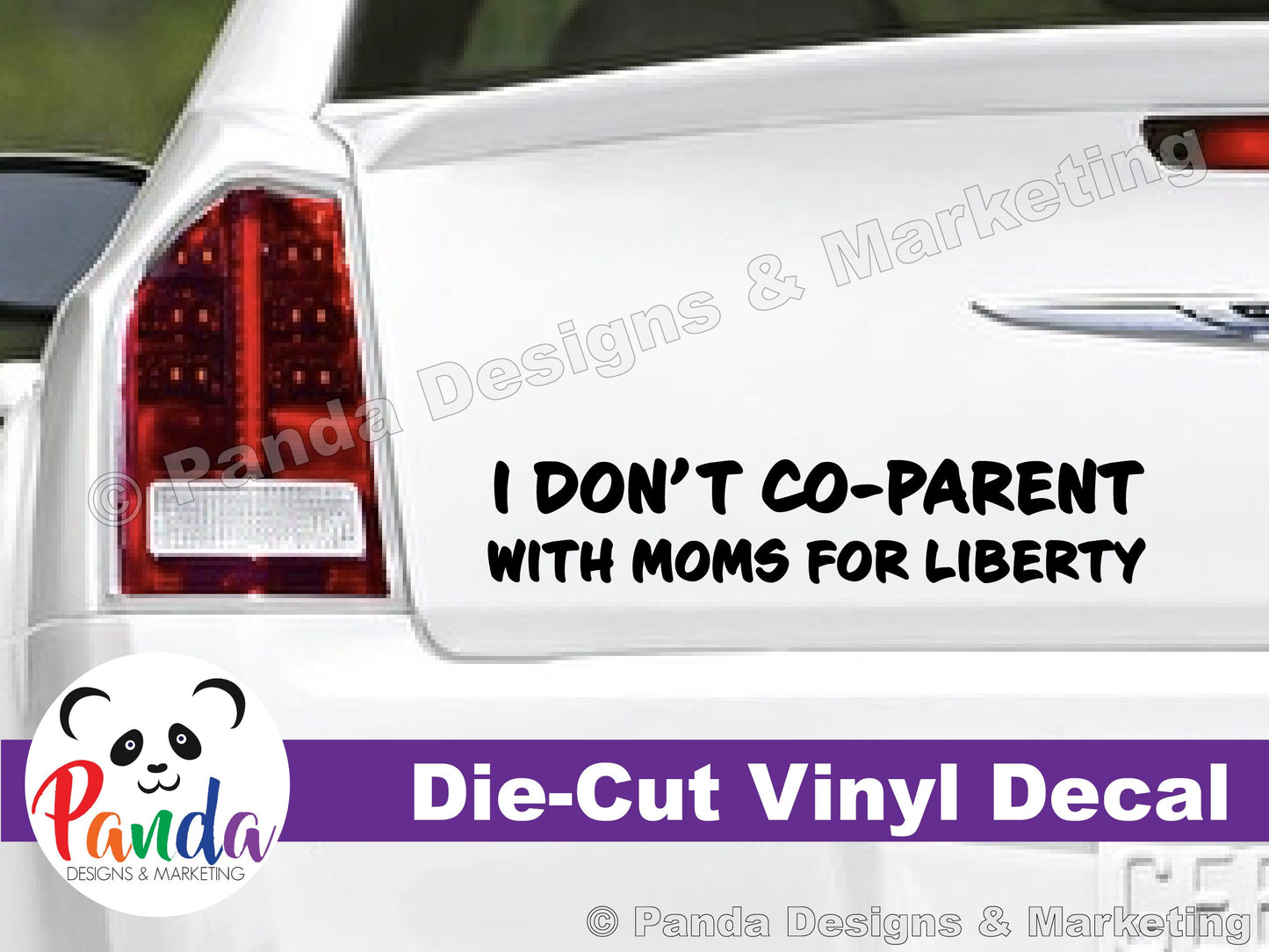 I don't co-parent with Moms for Liberty - die-cut vinyl