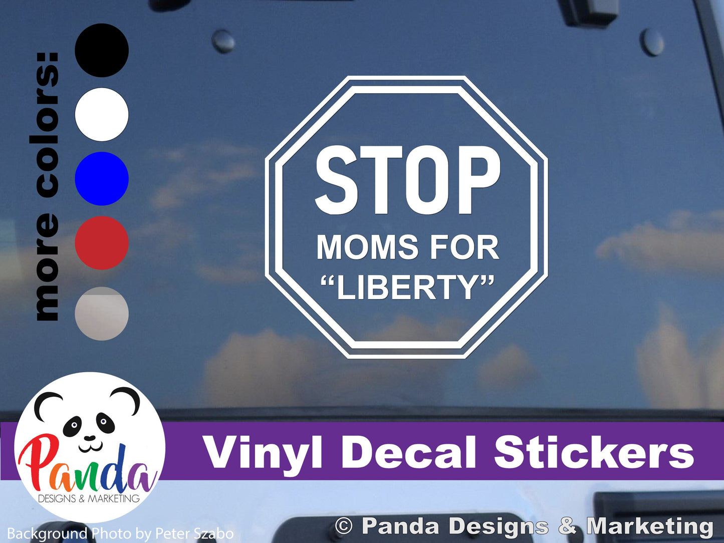 Vinyl Decal Sticker - STOP Moms for Liberty